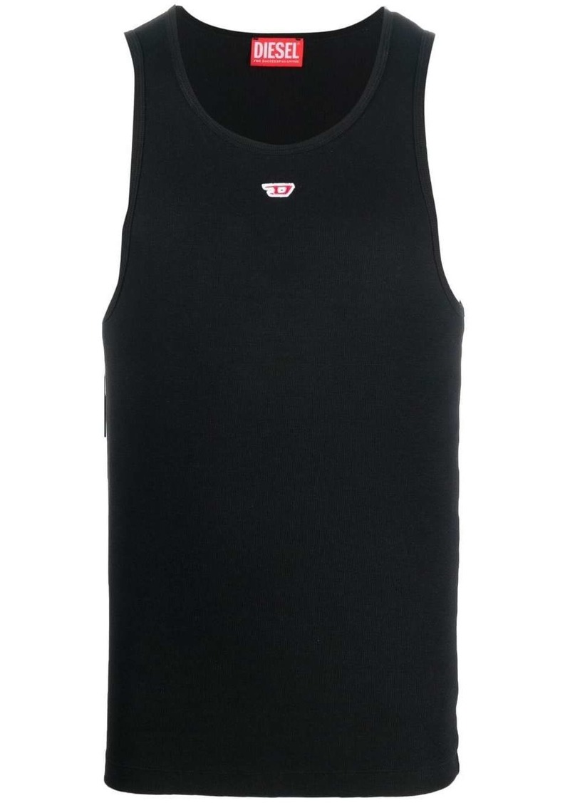 Diesel T-Lifty-D logo-embroidered tank top