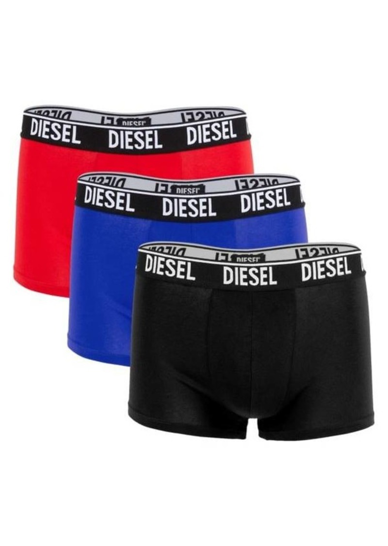 Diesel Umbx-Shawn 3 Pack Logo Boxer Briefs