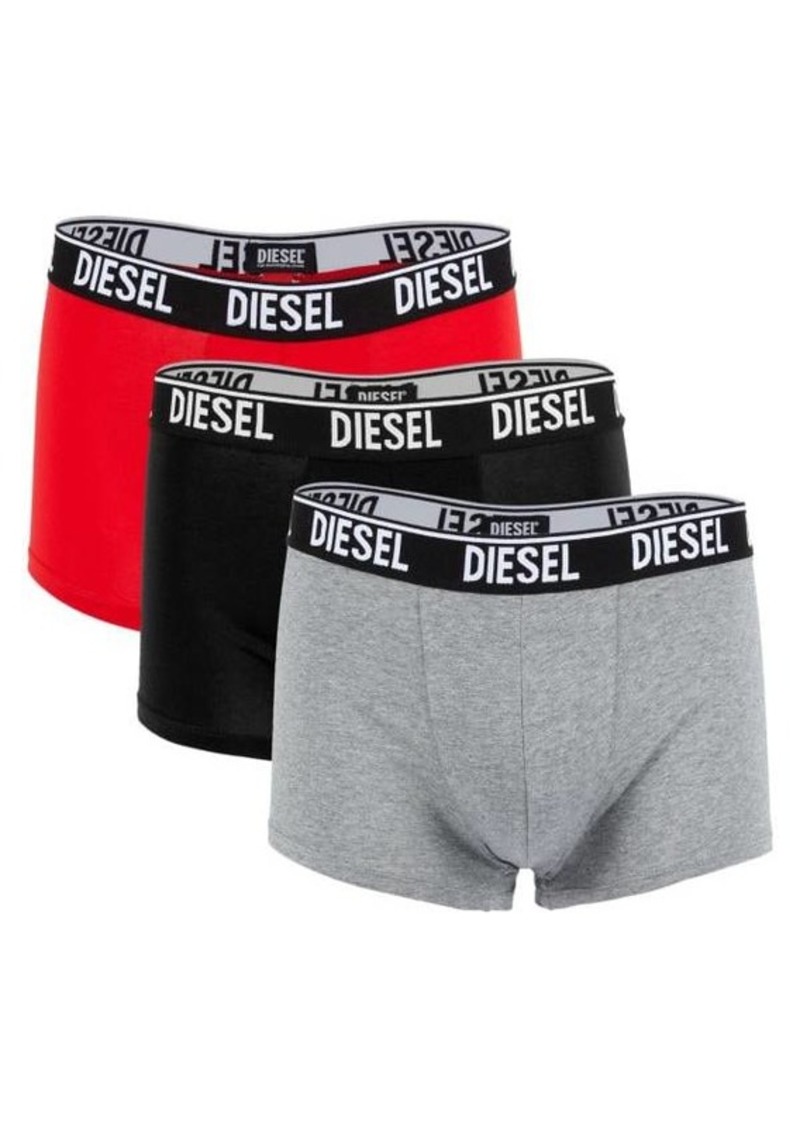 Diesel Umbx-Shawn 3-Pack Logo Boxer Briefs