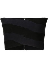 Dion Lee bandage-effect strapless top