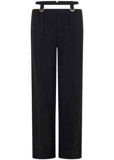 Dion Lee buckled-waist cut-out trousers