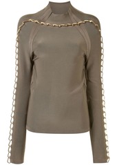Dion Lee chain link knitted top