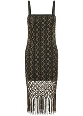 Dion Lee crochet-knit layered dress