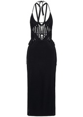 Dion Lee crochet tie butterfly dress