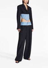 Dion Lee cropped corset-style blazer