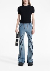 Dion Lee Darted flared jeans