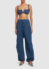 Dion Lee Denim Bra Top