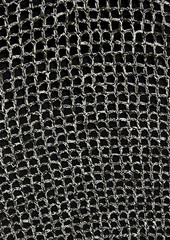 Dion Lee - Marled open-knit midi dress - Black - UK 6