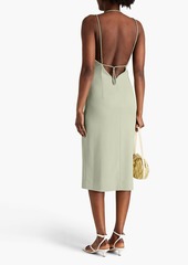 Dion Lee - Open-back woven midi dress - Green - UK 12