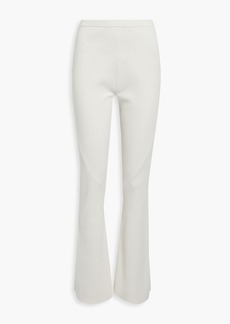 Dion Lee - Paneled stretch-knit flared pants - White - L