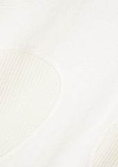 Dion Lee - Ribbed cotton-jersey mini dress - White - UK 4