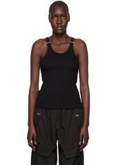 Dion Lee Black E-Hook Tank Top