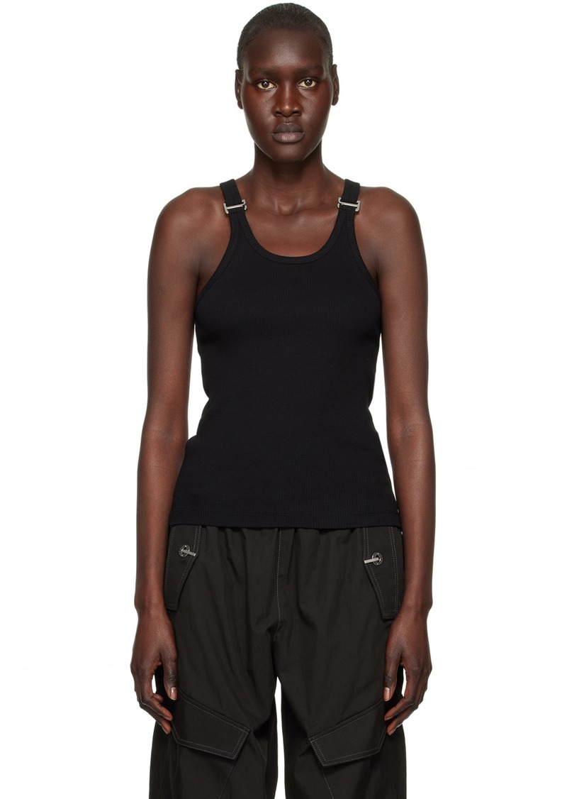 Dion Lee Black E-Hook Tank Top