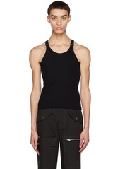 Dion Lee Black E-Hook Tank Top