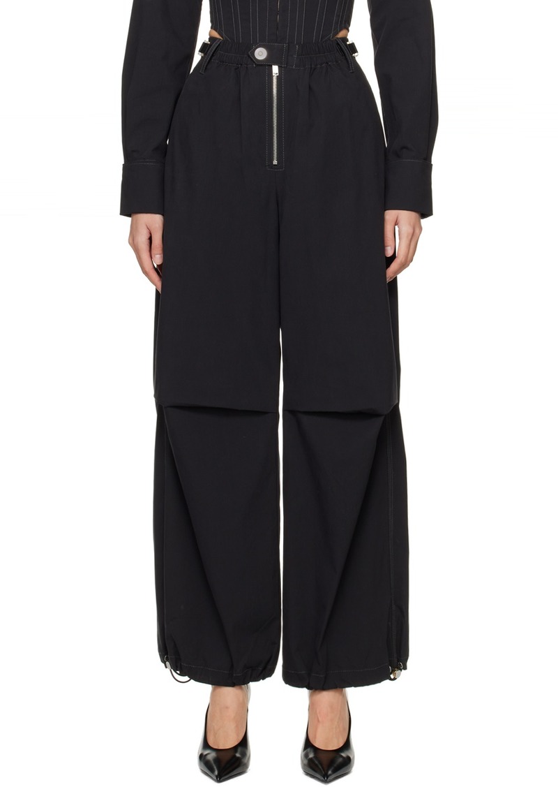 Dion Lee Black Flight Trousers