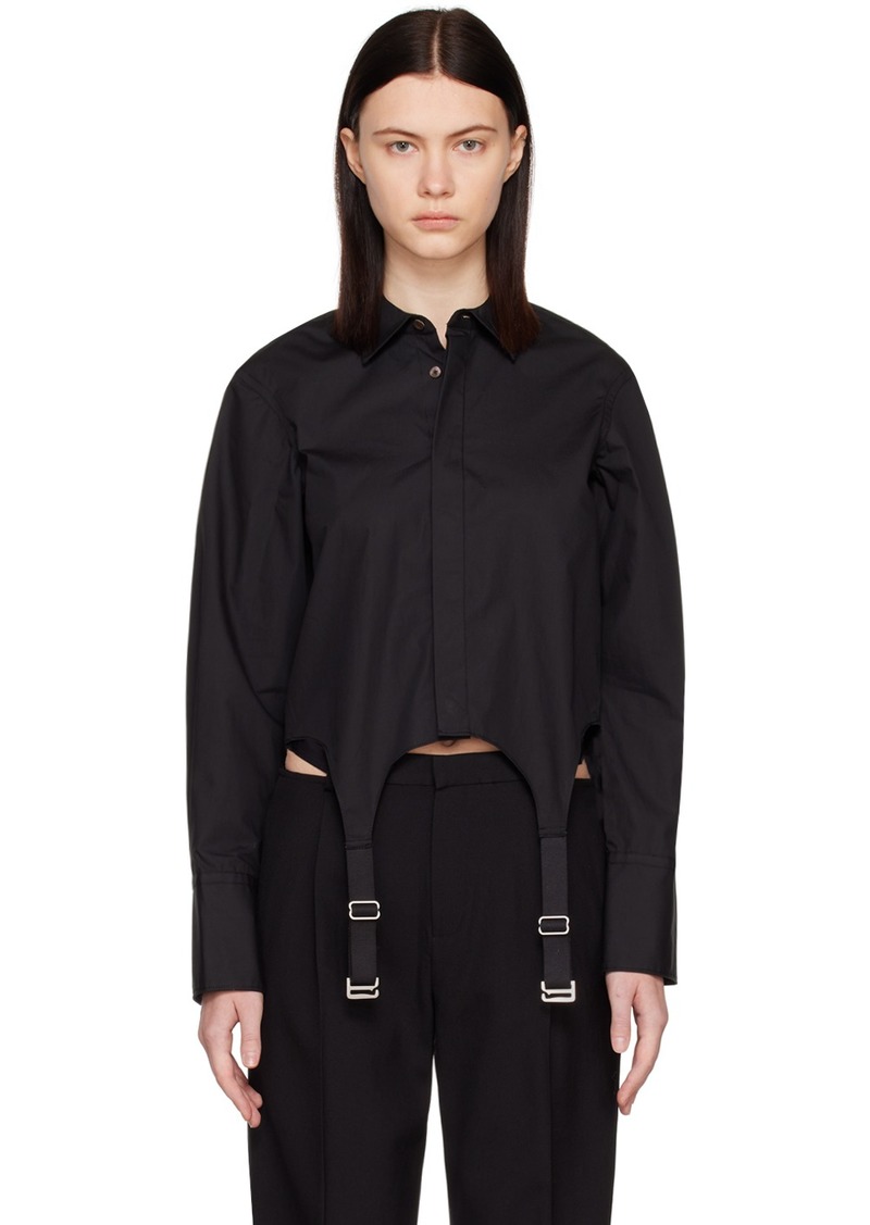 Dion Lee Black Garter Shirt