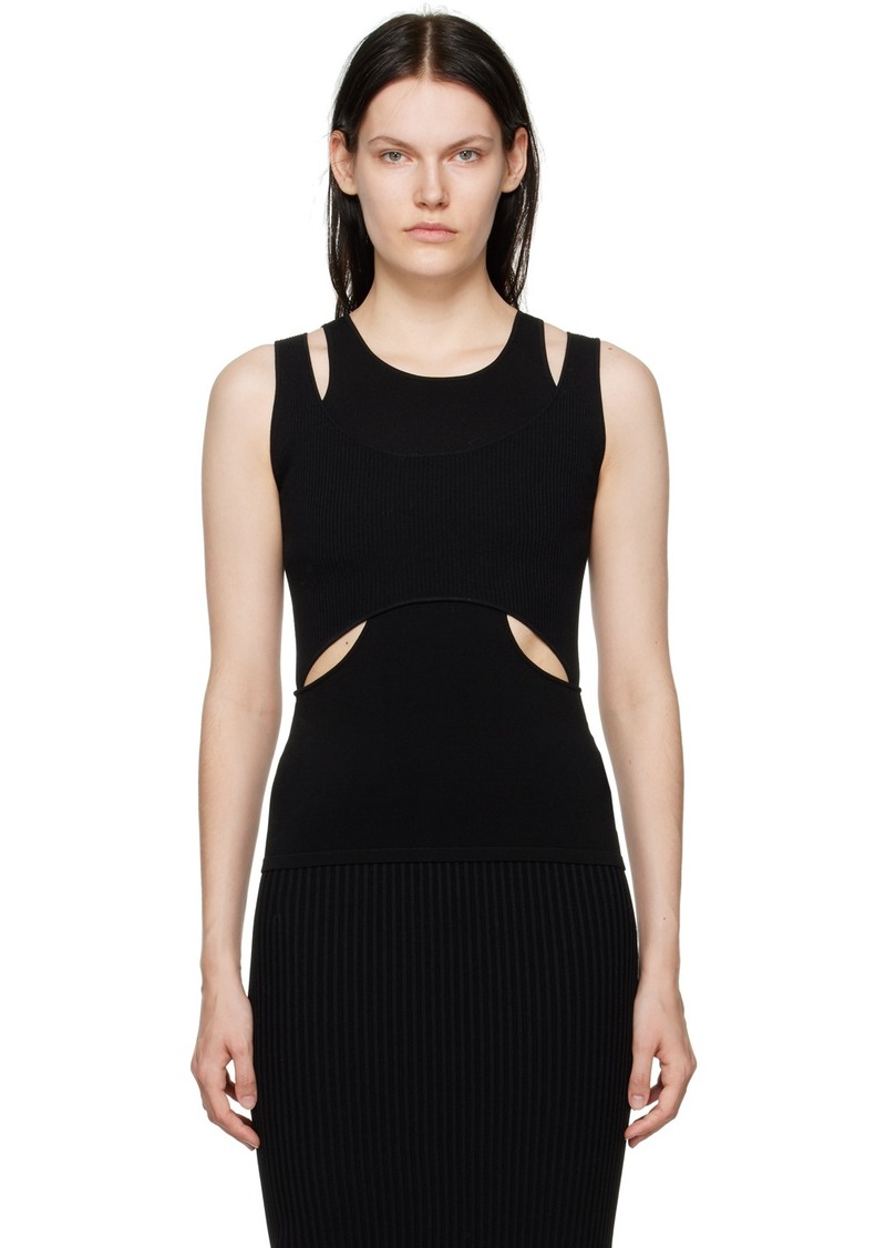 Dion Lee Black Interlink Tank Top