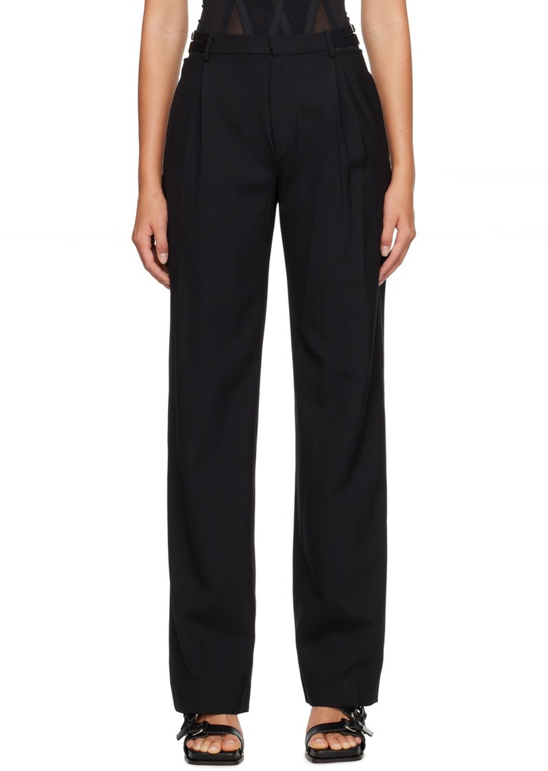 Dion Lee Black Lingerie Trousers