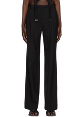 Dion Lee Black Lingerie Wool Trousers