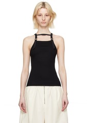 Dion Lee Black Safety Harness Tank Top