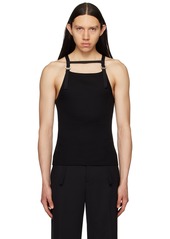 Dion Lee Black Safety Harness Tank Top