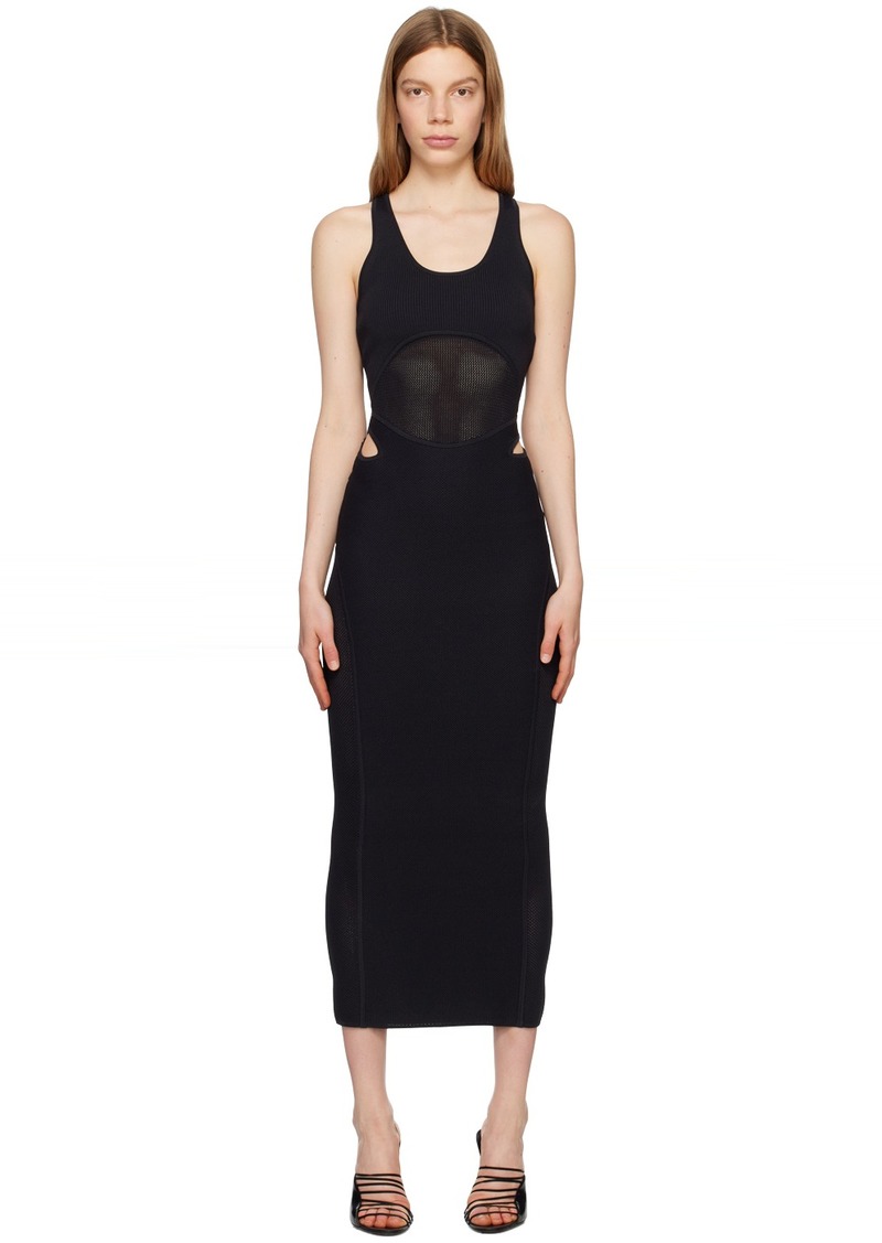 Dion Lee Black Sport Midi Dress