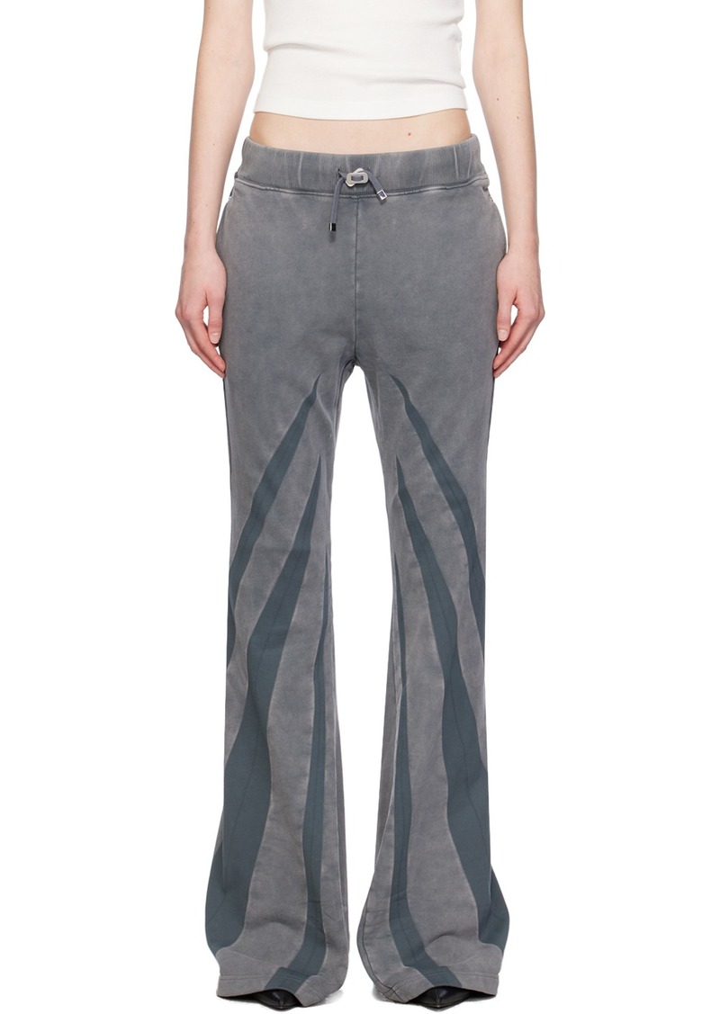 Dion Lee Gray Darted Trousers