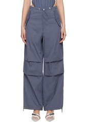 Dion Lee Gray Parachute Trousers