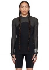 Dion Lee Haydenshapes by Dion Lee SSENSE Exclusive Black & Gray Top