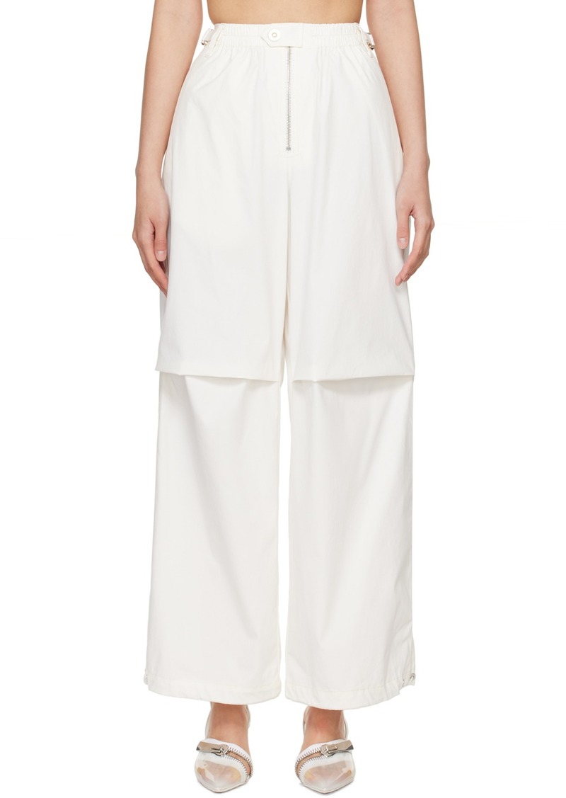 Dion Lee Off-White Flight Trousers