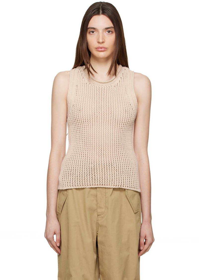 Dion Lee Off-White Grid Tank Top