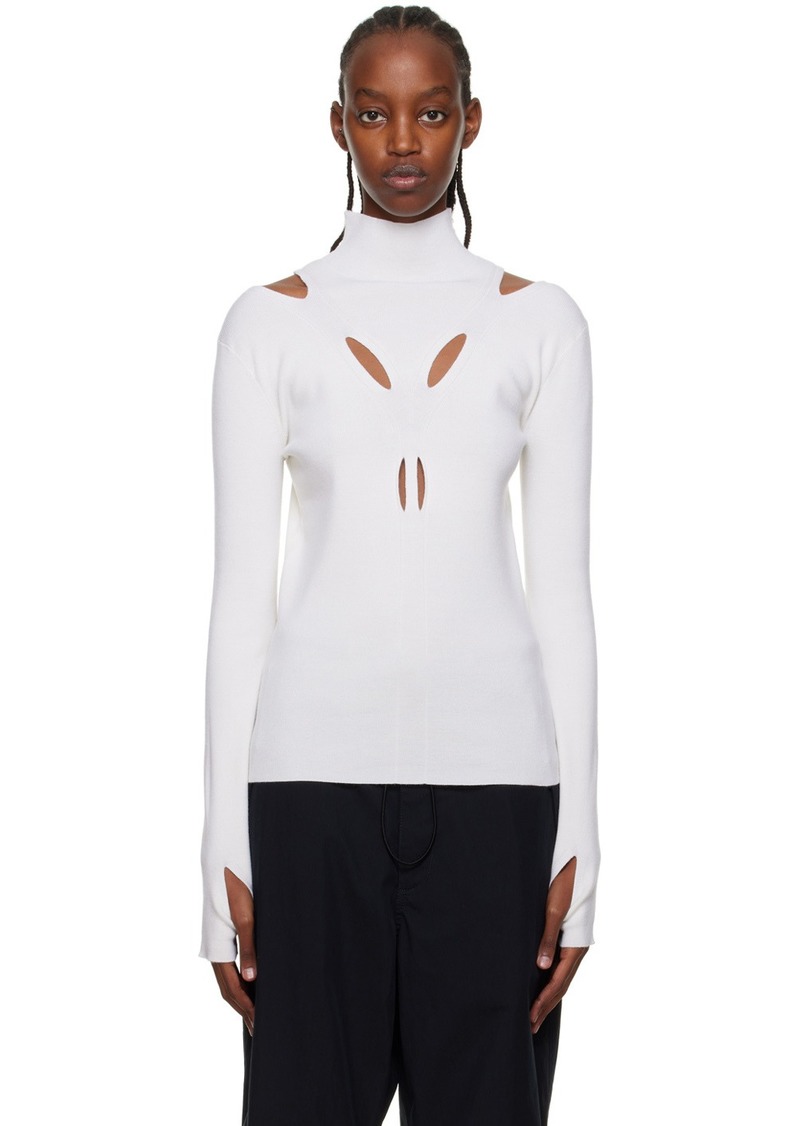 Dion Lee Off-White Skivvy Turtleneck