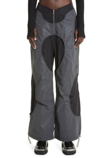 Dion Lee Reflective Overlay Parachute Pants
