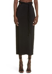 Dion Lee Rope Tie Jersey Wrap Skirt