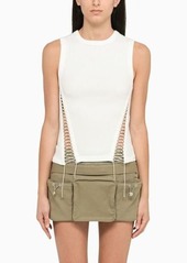 DION LEE tank top with laces