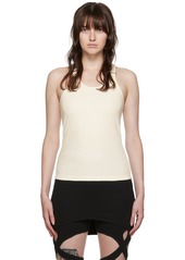 Dion Lee White E-Hook Tank Top