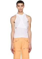 Dion Lee White Modular Tank Top