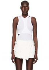 Dion Lee White Modular Tank Top