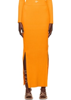 Dion Lee Yellow Gradient Maxi Skirt