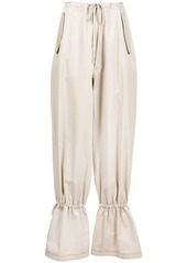 Dion Lee eyelet tie tapered trousers