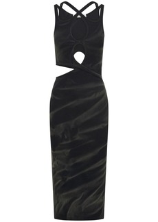 Dion Lee faded-effect cut-out dress