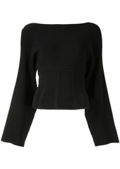 Dion Lee fitted-waist ribbed jumper