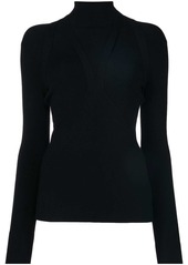 Dion Lee Harness Skivvy knitted high-neck top