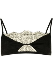 Dion Lee lace-panelled triangle bra
