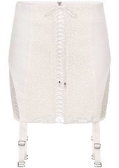 Dion Lee lace-up corset-style skirt