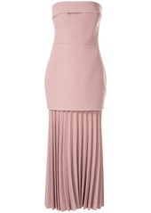 Dion Lee linear crepe pleated dress