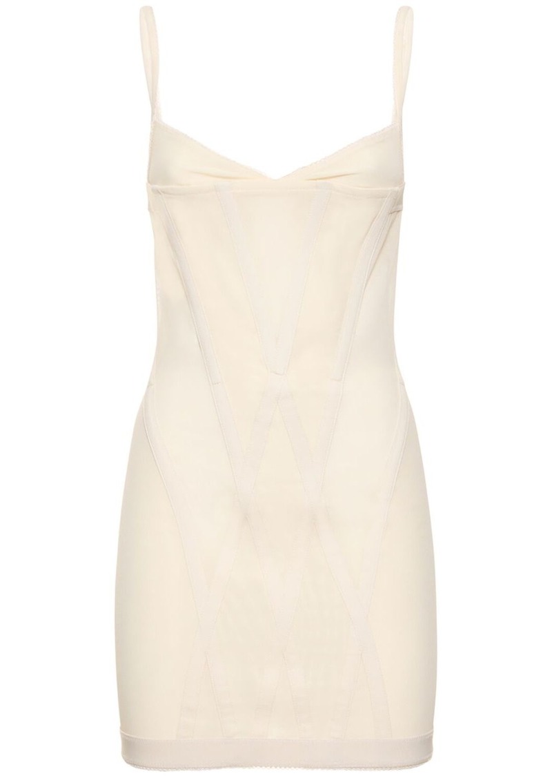 Dion Lee Mesh Corset Mini Dress