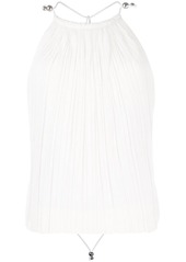 Dion Lee open back pleated blouse