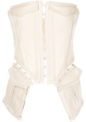 Dion Lee pocket denim corset