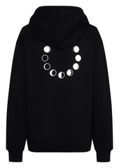 Dion Lee reflective moon-print hoodie